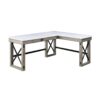 Talmar - Marble Top & Rustic Writing Desk With Lift Top - Oak - Image 8