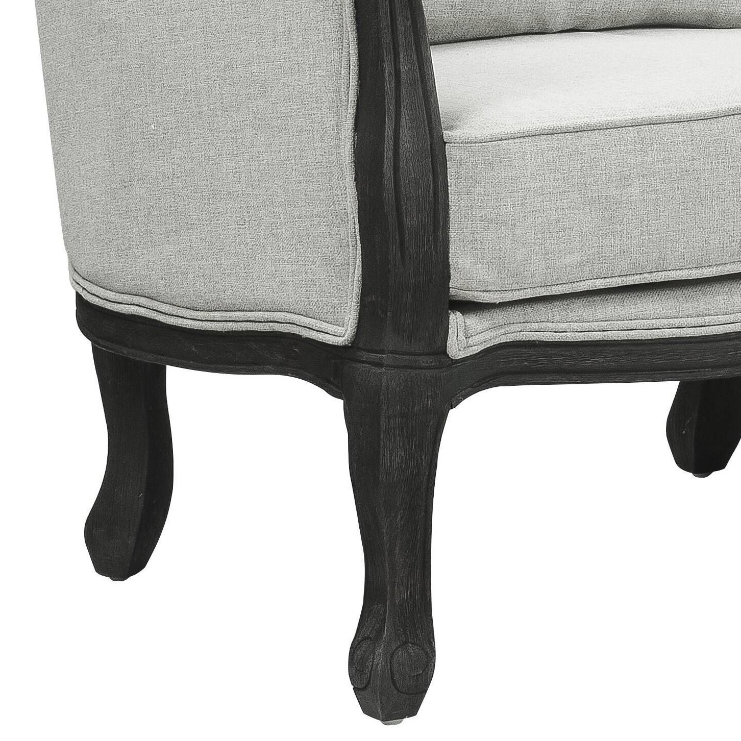 Samael - Sofa With 3 Pillows - Gray / Dark Brown - Image 4