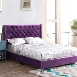 Full Bed Charming Transitional - Purple