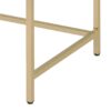 Ottey - High Gloss Gold Writing Desk - White - Image 6