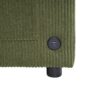 Twin Size Sofa Bed Sleeper Sofa Loveseat With Foldable Mattress, Side Table, USB Ports - Green - Image 21