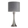 Lenuxe - Contemporary Table Lamp (Set of 2) - Nickel / Gray - Image 2