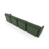 Ergonomic Chenille Four Seater Sofa With Lumbar Pillow Frame High Resilience Sponge - Green - Image 23