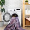 Maval - 2' X 3' Washable Area Rug - Burgundy - Image 3