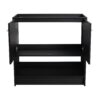 Modern Freestanding Bathroom Vanity With 2 Doors (Excluding Sink) - Black Oak - Image 12