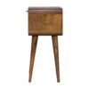 Mini Woven Nightstand - Oak - Image 8
