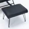 Rocking Chair, Glider Chair, Rocking Accent Chair With Lumbar Pillow And Ottoman For Living Room - Black - Image 14