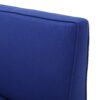 Contemporary Loveseat With Upholstered Fabric And Birch Wood Legs - Navy Blue - Image 13