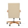 Dumont - Modern Farmhouse High Back Executive Home Office Chair - Neutral Cream Beige / Natural - Image 2