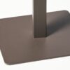 Outdoor Square Rattan Bar Table With Iron Frame - Multi Brown - Image 9