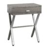 Accent Side Table, Storage Drawer, Contemporary & Modern - Taupe - Image 7