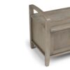 Warm Shaker - Entryway Storage Bench - Distressed Gray - Image 7