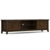 Burlington - Low TV Media Stand - Mahogany - Image 13