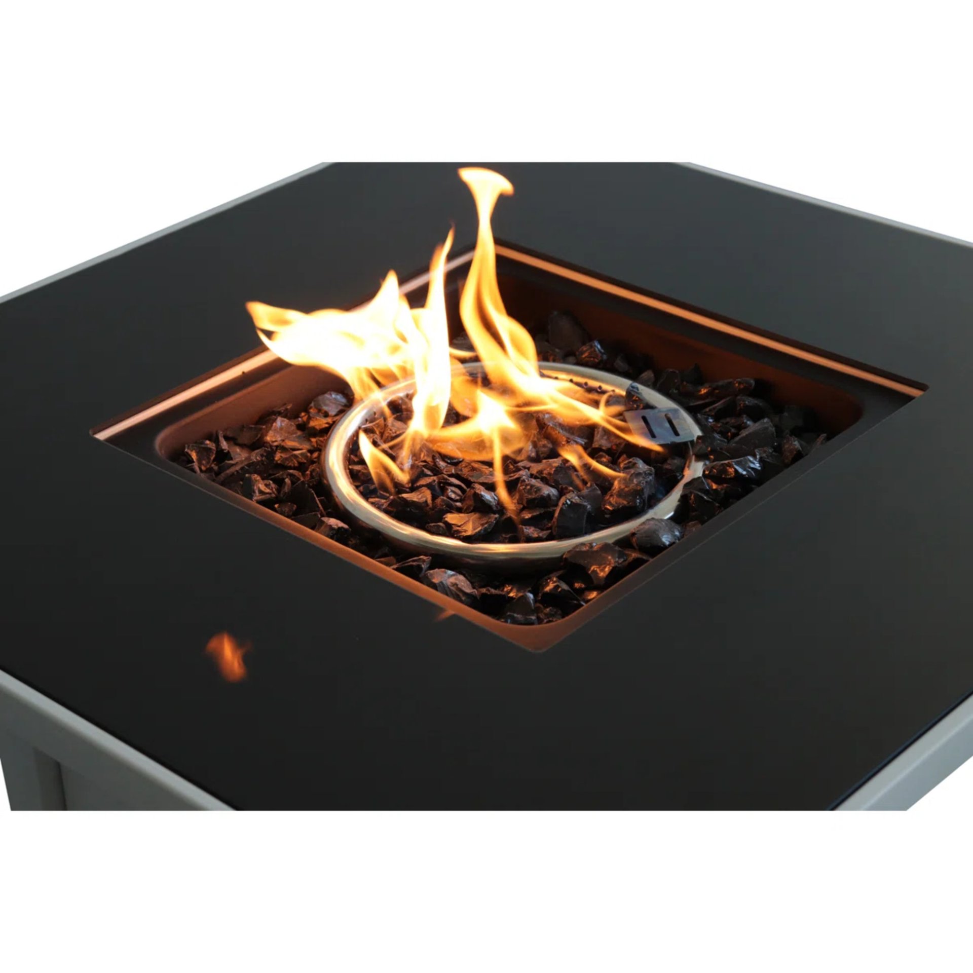 Fire Pit With Powder Coated And Top - White - Image 7