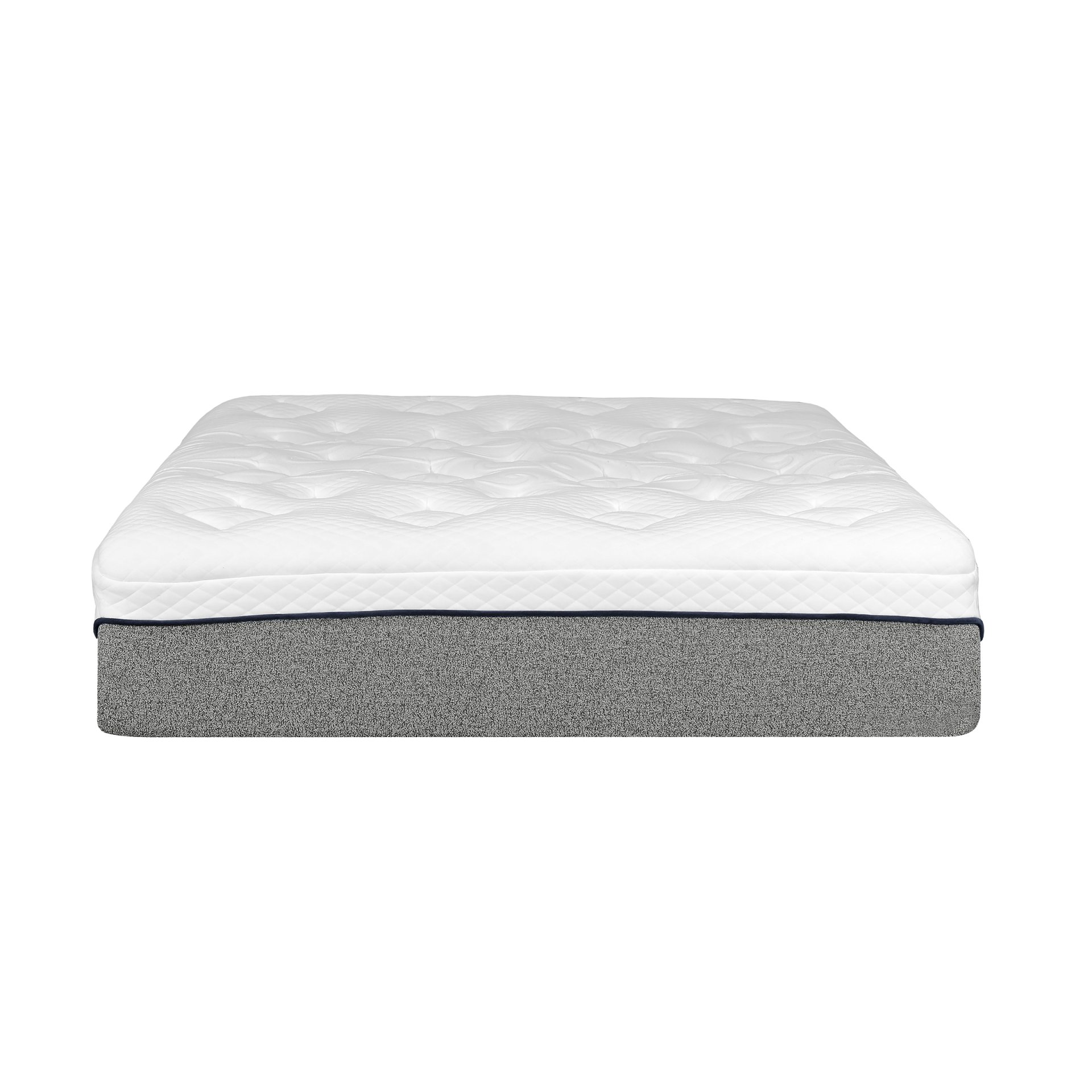 Ultra Plush 13" Gel Memory Foam Mattress For King Size Bed With Double Layered Jacquard Cover - Gray / White - Image 4