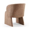 Modern Accent Chair Brown Single Sofa Chair, Upholstered Side Chair Teddy Comfy Chair For Dining Room / Bedroom / Living Room / Reception 1 Piece - Brown - Image 8