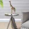 Leaf Side Table - Silver - Image 10