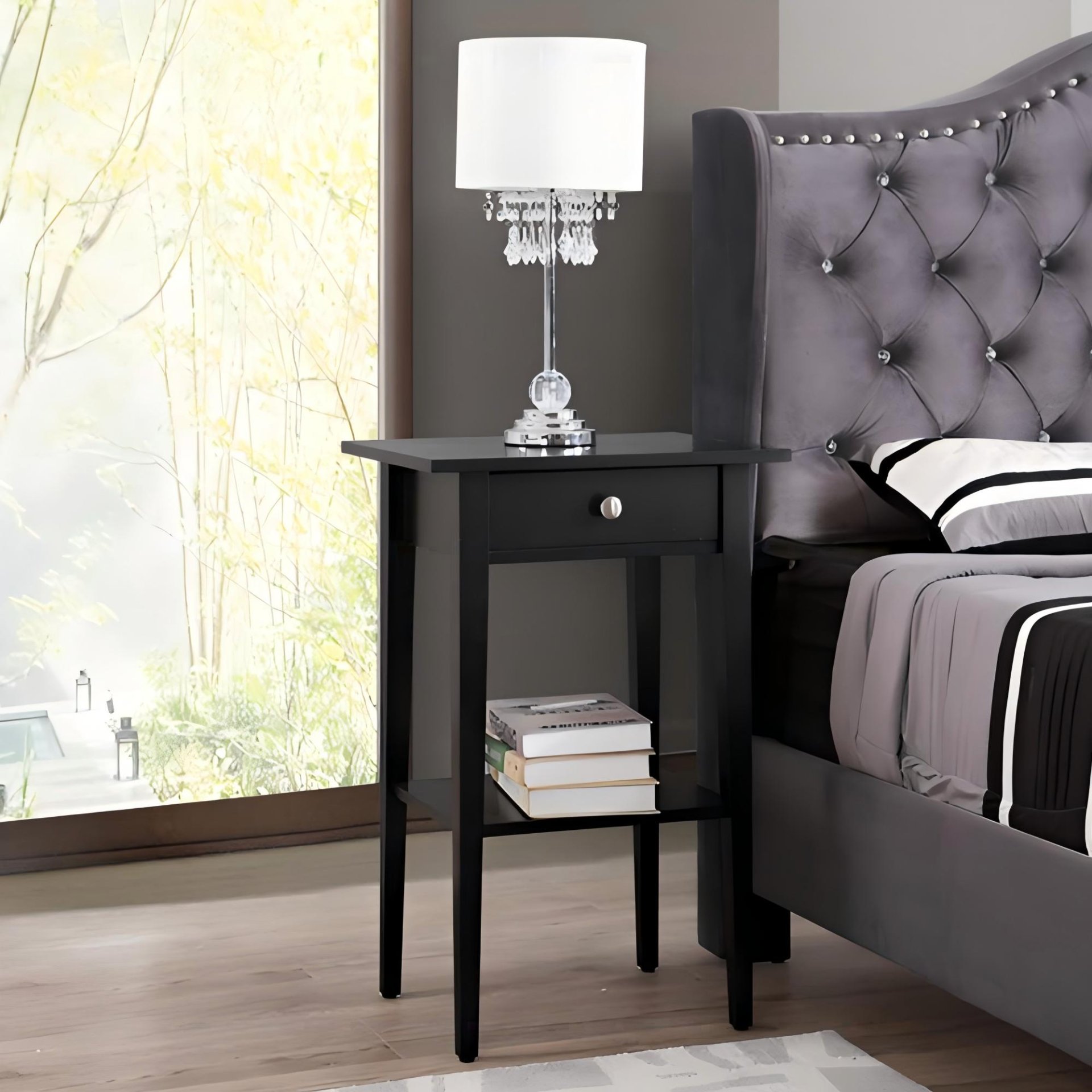 Nightstand - Black - Image 2