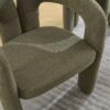 Contemporary Designed Velvet Upholstered Accent / Dining Chair - Olive - Image 17