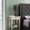 High Quality Nightstand - Beige - Image 6