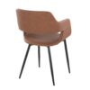 Margarite - Contemporary Dining / Chair (Set of 2) - Black / Brown - Image 4