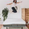 8" Queen Gel Memory Foam Mattress - White / Dark Gray - Image 4