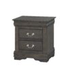 Louis Philippe - Nightstand - Dark Gray - Image 7