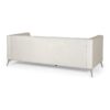 Contemporary 3 Seater Sofa & Button Tufted Design - Beige - Image 6