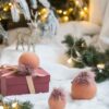 Christmas Ball Ornaments, Glass Decorative Hanging Ball Christmas Tree Ornaments For Holiday Party Decorations (Set of 12) - Brown - Image 6
