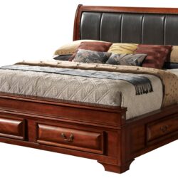 Lavita - King Storage Bed - Oak