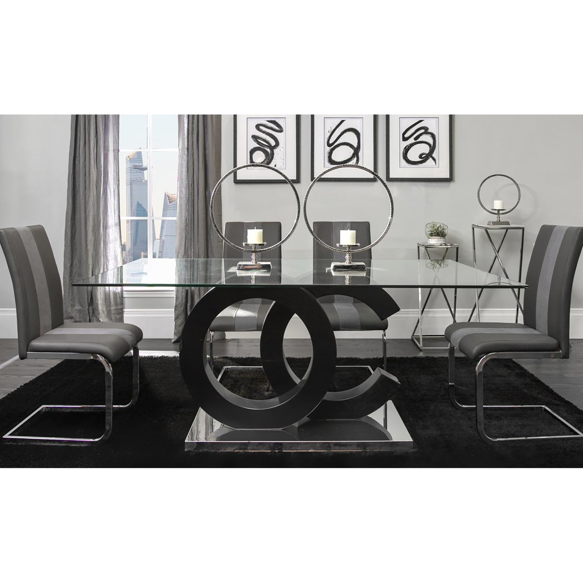Aston - Dining Table - Black - Image 10