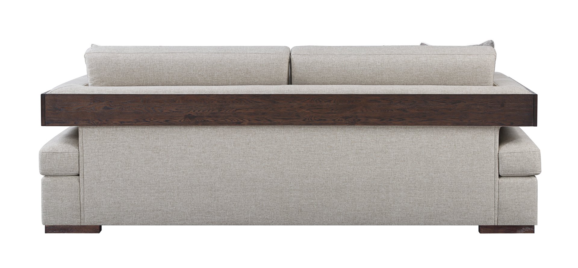 Niamey - Sofa With 4 Toss Pillows - Walnut - Image 4