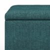 Cosmopolitan - Storage Ottoman - Teal - Image 2