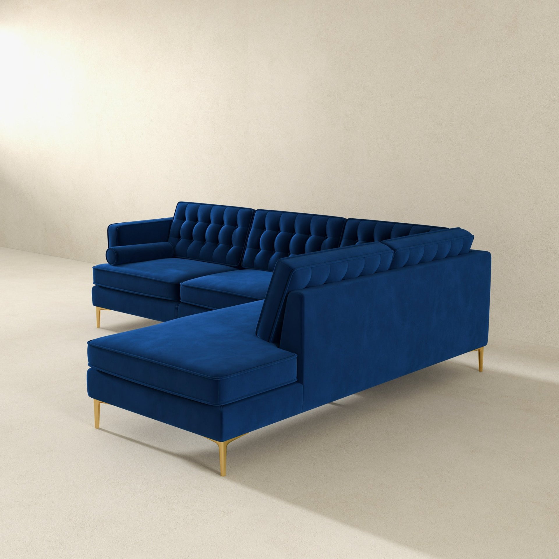 Brooke - Sectional Sofa Right Facing - Blue - Image 6