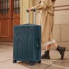 20" / 24" / 28" 3 Pieces / Set Spinner Wheel Luggage, Carry On Suitcase, Matching Color, TSA Combination Lock - Emerald - Image 11