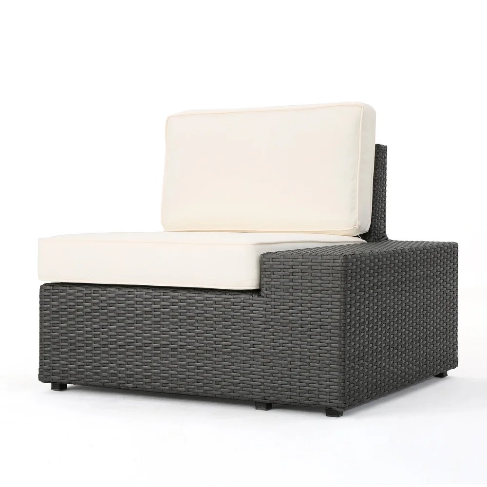 Santa Cruz - Outdoor 8 Piece Sectional Set - Dark Brown - Image 3