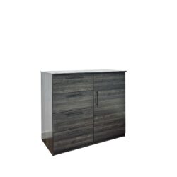 Robin - Gentleman's Chest In With Extra Deep Drawer Storage And Eco Friendly Wood - Gray
