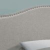 Full Size, Bed Headboard Only Upholstered, Transitional - Gray - Image 5