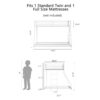 Adam - Twin Over Full Metal Bunk Bed - White Metal - Image 12