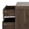Farhart - Mid Century Modern 4 Drawer Dresser - Walnut - Image 12