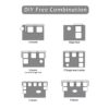 Compressed Sofa, Large Sectional Couches For Living Room - Black - Image 8