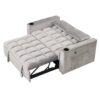 Multi Functional Sofa Bed With Cup Holder And USB Port For Living Room Or Apartments - Gray - Image 15