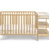 Palmer - 3 In 1 Convertible Crib, Changer Combo - Natural - Image 9