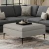 Rebecca - Coffee Table Storage Ottoman With Lift Up Lid - Gray - Image 5