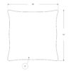 Pillows, Square, Insert Included, Decorative Throw, Hypoallergenic Polyester, Modern - Brown - Image 5