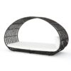 Abigal - Outdoor Wicker Daybed With Cushion - Multi Brown / Beige - Image 6