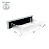 Anda - Queen Boucle Upholstered Platform Bed With Patented 4 Drawers Storage - Ivory - Image 5