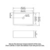 Sink 30" Apron Front Single Bowl With Arch Edge Design - White - Image 7