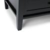 Warm Shaker - TV Media Stand Handcrafted - Black - Image 4