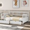 Full Size DayBed With 2 Drawers - White - Image 13